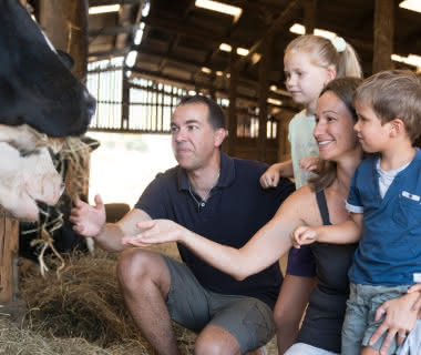 Visite d'une ferme en Alsace