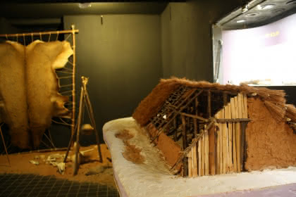 Visite du secteur 'Néolithique' du musée, Niederbronn-les-Bains